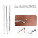9pcs Stainless Steel Pimple Acne Extractor Blackhead Remover Needles Set