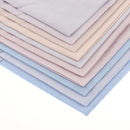 10X Men Handkerchiefs Square Decorative Suits Grid Cotton Plaid Pocket Hanky