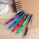 Novelty multicolor ballpoint pen multifunction 4 In1 colorful stationery OZ