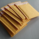 10X 140*160+40mm Kraft Bubble Bag Padded Envelopes Mailers  Yellow&f