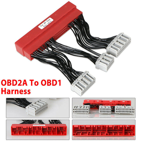 OBD2A to OBD1 Conversion ECU Jumper Harness Adapter For   Civic Accord Ac@J 3C