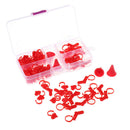 88pcs Locking Stitch Markers DIY Weave Needles Craft Knitting Crochet Hold_