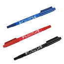3x Dual Tip Skin Marker Pen Scribe Piercing Pen Tattoo Supply Body Art Tools