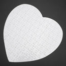 10Pcs Sublimation Blank Puzzle DIY Craft Heart Jigsaw Puzzle DIY Transfer P N6G4