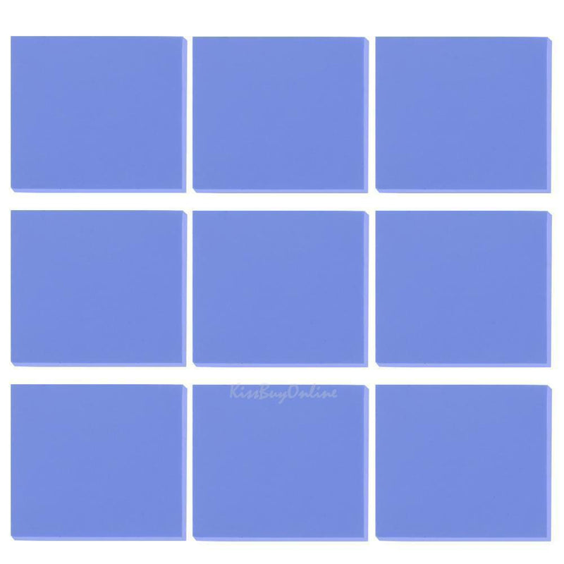9pcs 30x30x2mm Thermal Pad GPU CPU Heatsink Cooling Conductive Silicone Pad