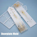 Doorplate Molds For Store Door Hanging Plate Home Office Silicone DIY Crafts
