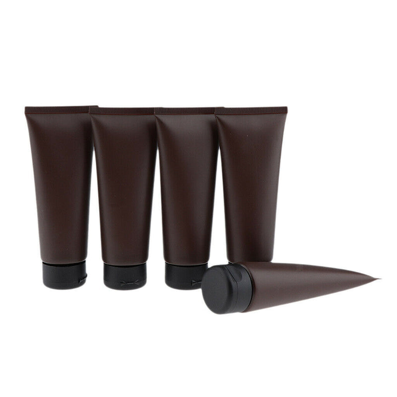 100ml Soft Flip Cap Plastic Empty Squeeze Tube Cosmetic Face Wash Gel Body Hand