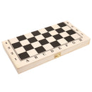 29.5CM Classic Draughts Set Games Educational Folding Wooden Board 64 Fields
