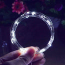 20 M 200 LEDs Always Bright Trumpet Solar Copper Light String Courtyard Lamp