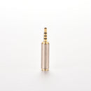 2.5mm Male to 3.5mm Female Stereo Mic Audio Earphone Jack Adapter ConverterBIES