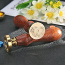 Retro Wedding Pattern Wax Seal Stamp Fire Painting Stamping Envelope Gifts Card