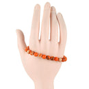 Unisex Lava Stone Elastic Beaded Bracelet Healing Energy Stretch Oil Diffus