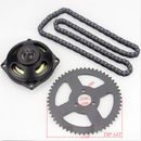 Clutch Drum Gear Box 54T Rear Chain Sprocket (108 Links) for 2 Stroke 47cc 49cc