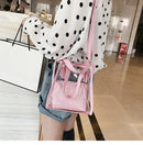 Fashion Women Transparent Bag Clear Pvc Small Tote Messenger Bags Holograph