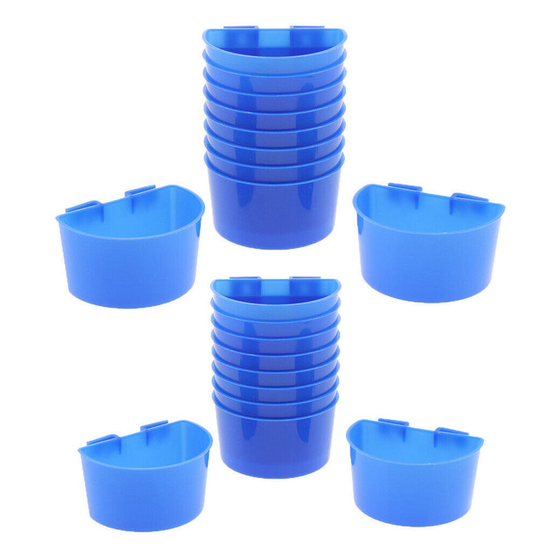 30x  Pigeon Parrot Chick Coop Feeder Cups Drinker Bowls Sand Cups
