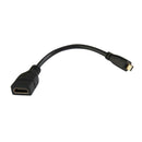 15cm Micro HDMI D Male To HDMI A Female Adapter Connector Converter Cable