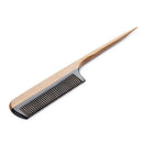Hair Combs -Natural Fine Tooth Wooden Tail Comb - No Static Purple Heart Wo