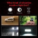 7 inch 144W LED Work Light Bar Offroad Truck SUV ATV Spot Driving Fog Lamp