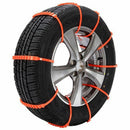 Reusable Universal Snow Auto Nylon Safety Self-Locking Orange Car Tire Anti