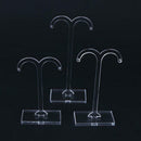3pcs Jewelry Display Rack Sprout Transparent Earring Display Stand Holder