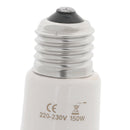 E27 Reptile Breeding Ceramic Emitter Heater Light Bulb White White 150W