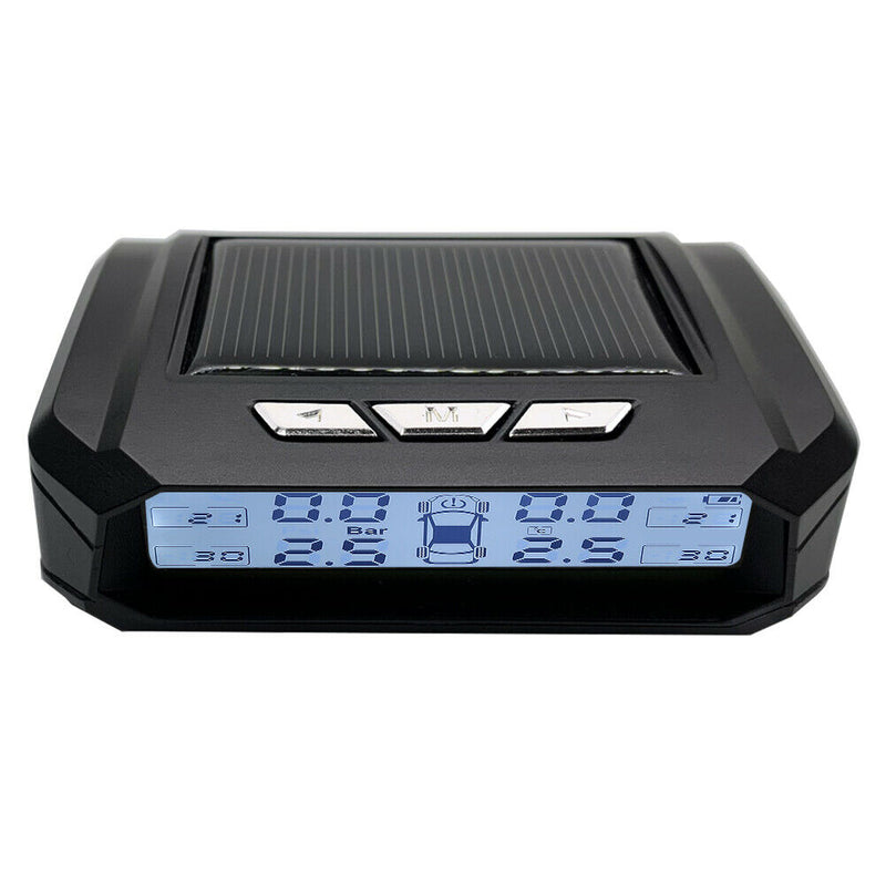 AN05 Solar Car TPMS Tire Pressure Monitoring Temp Alarm System (External)