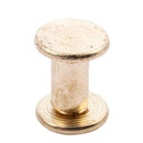 10pcs 5mmx6mm brass coated screws Post for Guertel scrapbook Q9G3