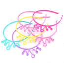 6x Crown Headbands Baby Girl Kids Hairband Hair Hoop Boho Elastic Headwear  BX