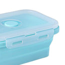 Folding Silicone Bowl Lunch Box Food Container for Office School Camping