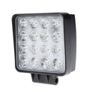 48W Square LED Driving Work Light Spot Lamp Waterproof Off-Road Boat Truck 12V