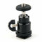 1/4 '' Smart Head Bracket Hot Contact Slide  For Camera Tripod Black