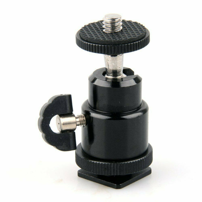 1/4 '' Smart Head Bracket Hot Contact Slide  For Camera Tripod Black