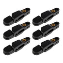 6x Offshore Fishing Planer Board Release Clip,Heavy Tension Line Clips Black