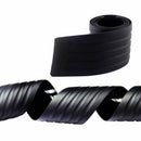Car Rear Bumper Sill Protector Plate Rubber Cover Guard Pad Moulding Trim 9 F3L3