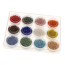 3600Pcs 2mm Round Czech Glass   Spacer Beads Jewelry Making DIY Crafts