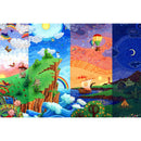 1000pcs DIY Mountains Rivers Puzzle Educational Learning Assembling Jigsaw