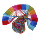 Rainbow String Tassel Fringe Door Curtain Window Room Divider 200x100cm