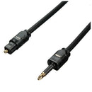 5X(2M Mini 3.5mm Plug Digital Optical Audio Cable SPDIF Optical Fiber Line M6K6)