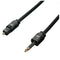 5X(2M Mini 3.5mm Plug Digital Optical Audio Cable SPDIF Optical Fiber Line M6K6)