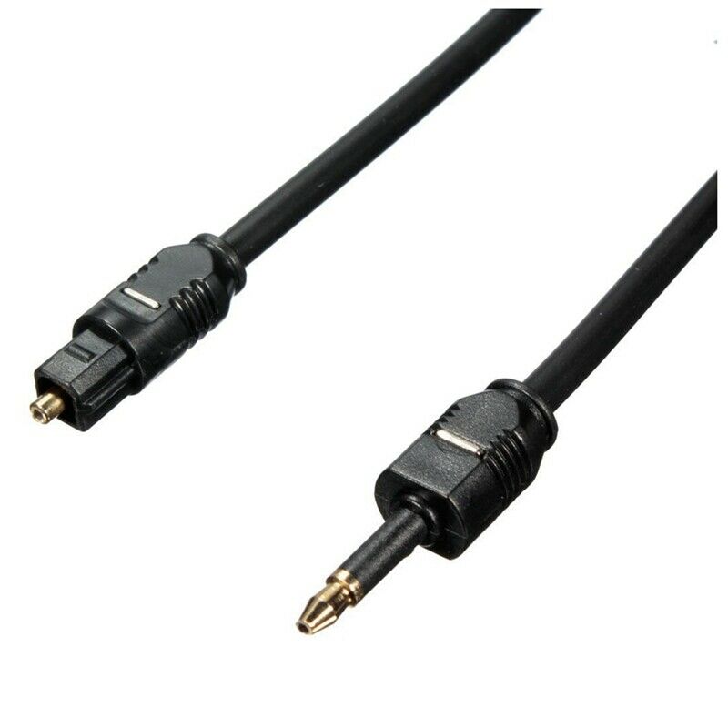 5X(2M Mini 3.5mm Plug Digital Optical Audio Cable SPDIF Optical Fiber Line M6K6)