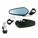 Motorcycle Adjustable Motorcycle Side View Mirrors CNC Aluminum Universal Fit