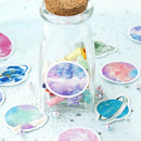 45Pcs/box beautiful planet stickers scrapbooking diary DIY notebook decor A Cy