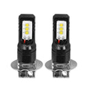 2Pcs H3 High Power CSP-6 LED 6500K White Fog Driving Light Bulbs Practical N7P9