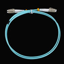 1M LC-LC Duplex 10 Gigabit 50/125 Multimode Fiber Optic Cable Om3 Aqua 10GB A