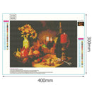 5D DIY Full Drill Diamond Painting Abundant Dinner Cross Stitch Embroidery