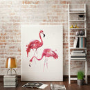 Unframed Modern Art Canvas Oil Painting Nordic Pink Flamingo Print Decor S
