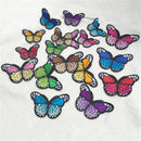 10PCS Embroidery Butterfly Sew Iron On Patch Badge Embroidered Dress Set Crafts