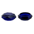2x Diamond Cutting Acrylic Thumb Grip for PS5 Controller (Transparent Blue) A