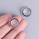 2Pcs G1/4 thread acrylic hose straight stop plug fittings for water cooling BX