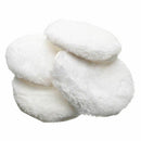 5Pcs Polisher/Buffer kit Soft Wool Bonnet Pad White:6 inch